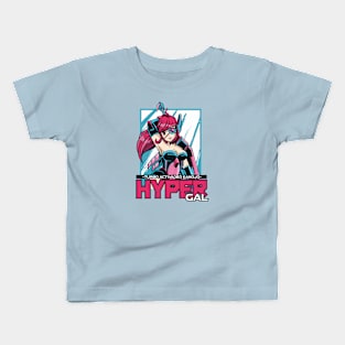 Hyper Anime Girl Kids T-Shirt